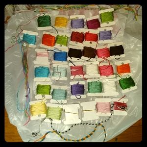 String and bracelets lot